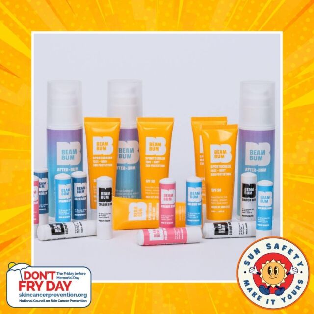 Protect yourself and those you love by reminding them that today (and every day) is #DontFryDay!
.
.
.
#StayProtected #DontFryDay #beambum #suncare #suncreenroutine #madebyathletesforathletes #madebyathletes #BeamBumSunscreen #sunprotection #lipbalm #sweatresistant #lipcare #moistureskincare #spf50 #sunbrella #spf30 #sunscreenaddict #sunscreenroutine #moistureskin #lipcarebalm #suncarespf50